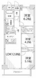 キャッスルコート岩端の物件間取画像